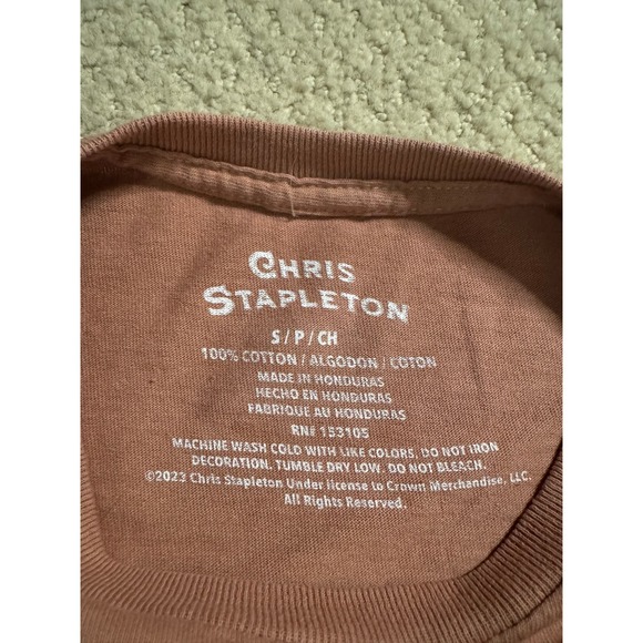 NWOT Boot Barn Chris Stapleton Tennessee Whiskey Rose Tee - Picture 4 of 4